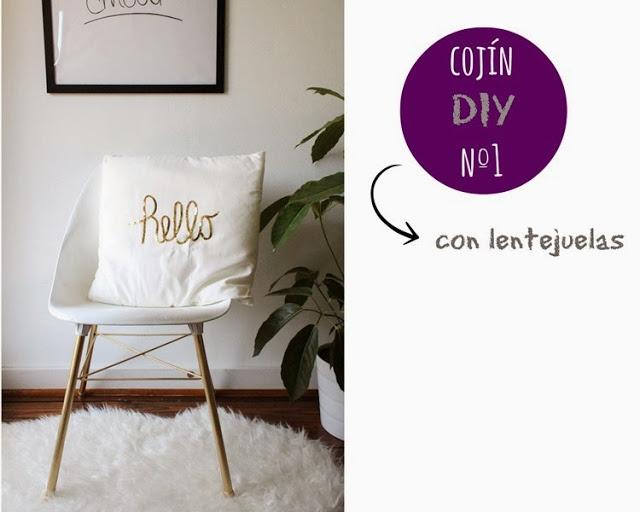 DIY: cómo hacer dos preciosos cojines