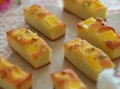 Financiers Melocotón Pistachos