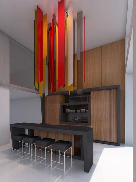 A-cero presenta un nuevo diseño de cocina para Grupo RG en un showroom de A Coruña.