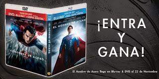 Sorteo Blu Ray El Hombre de Acero
