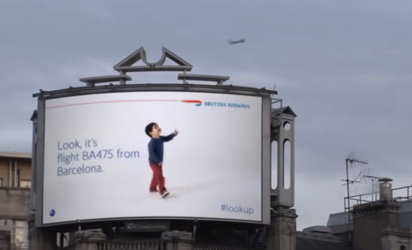 Creatividad publicitaria britishairway