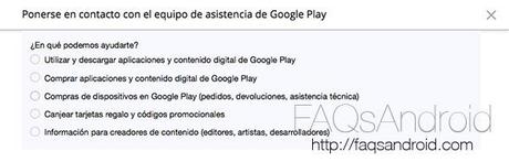 Cómo pedir una factura de un Nexus comprado en Google Play Store