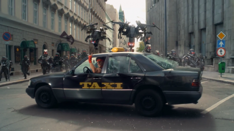 Crash camuflado en el spot