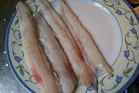 Popietas (Paupiette) de Lenguado y Gambas en Salsa Americana con Arroz