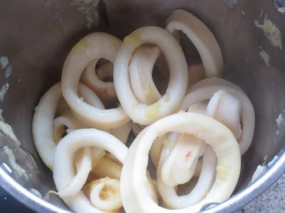 Arroz caldoso de calamares