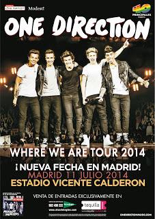 One Direction anuncian un segundo concierto en el estadio Vicente Calderón de Madrid