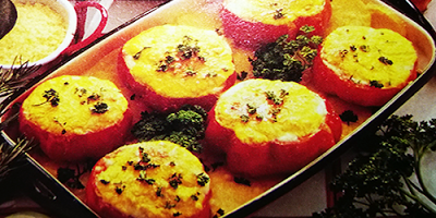 recetas vegetarianas tomate y patatas con queso