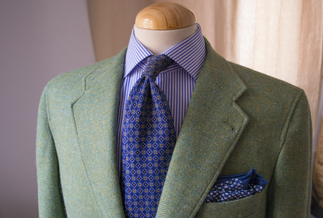 Review Americana tweed verde de López Aragón.