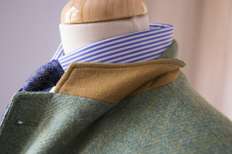 Review Americana tweed verde de López Aragón.