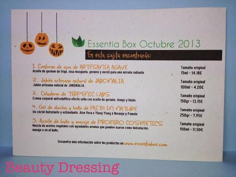 Essentia Box octubre 2013