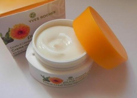 Crema de noche Pure calendula de Yves Rocher, review