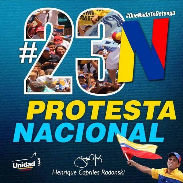 #23NALacalle Hoy es libertad!