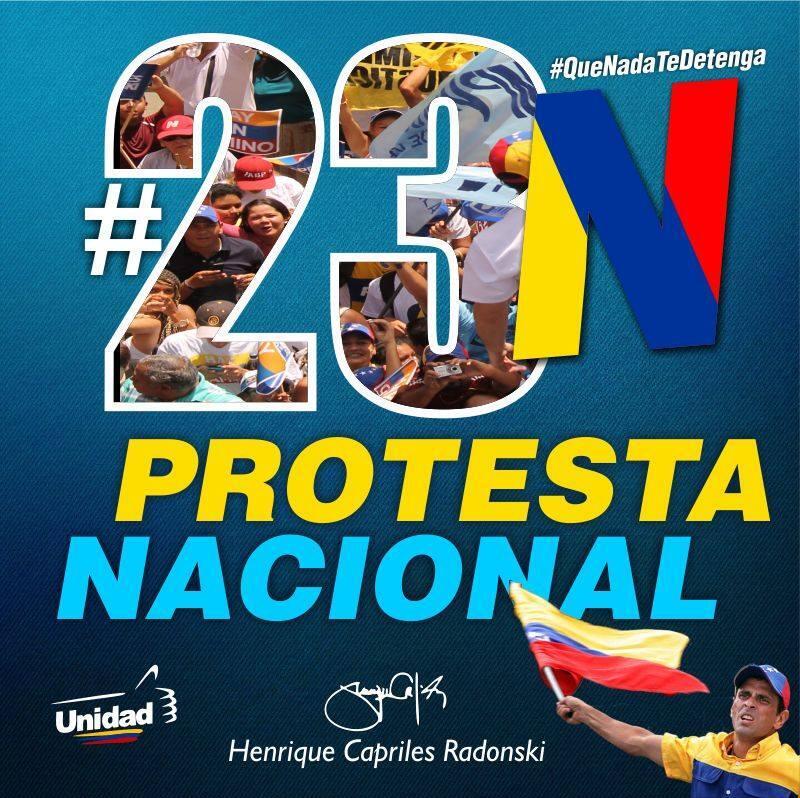 #23NALacalle Hoy es libertad!