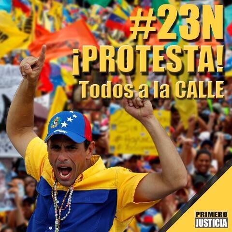 #23NALacalle Hoy es libertad!