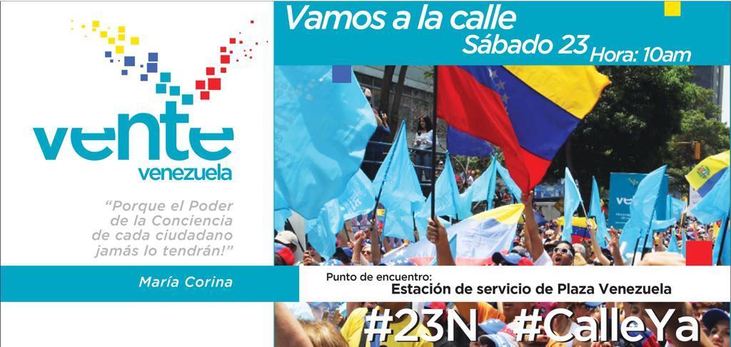 #23NALacalle Hoy es libertad!