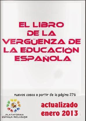 El libro de la vergüenza de la educación española