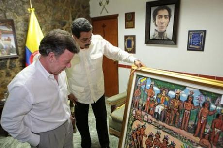 Juan Manuel Santos candidato del Castro-Madurismo Juan Manuel Santos candidato del Castro-Madurismo