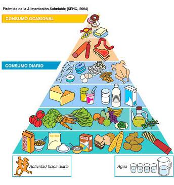 Pirámide alimentaria española