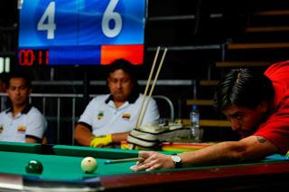 CHILE Y VENEZUELA GANAN EN POOL BOLA 10 DE LOS JUEGOS BOLIVARIANOS