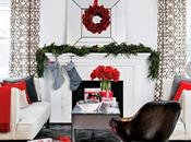 Decoracion negro, blanco rojo para casa contemporanea