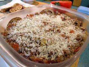 Tarta de berenjena y arroz (#elasaltablogs)