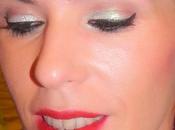 Look blanco brillo burdeos