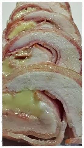 Rollitos de Bacon y Pollo