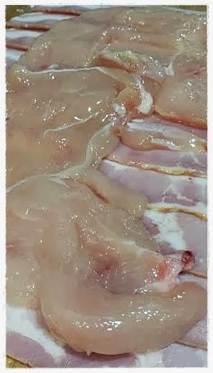 Rollitos de Bacon y Pollo