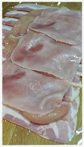 Rollitos de Bacon y Pollo