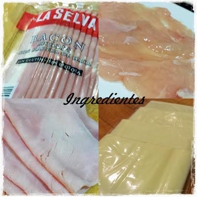 Rollitos de Bacon y Pollo