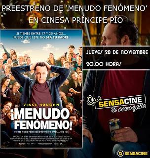 Ya tenemos ganadores de las 2 entradas dobles para el preestreno de '¡Menudo Fenómeno!'