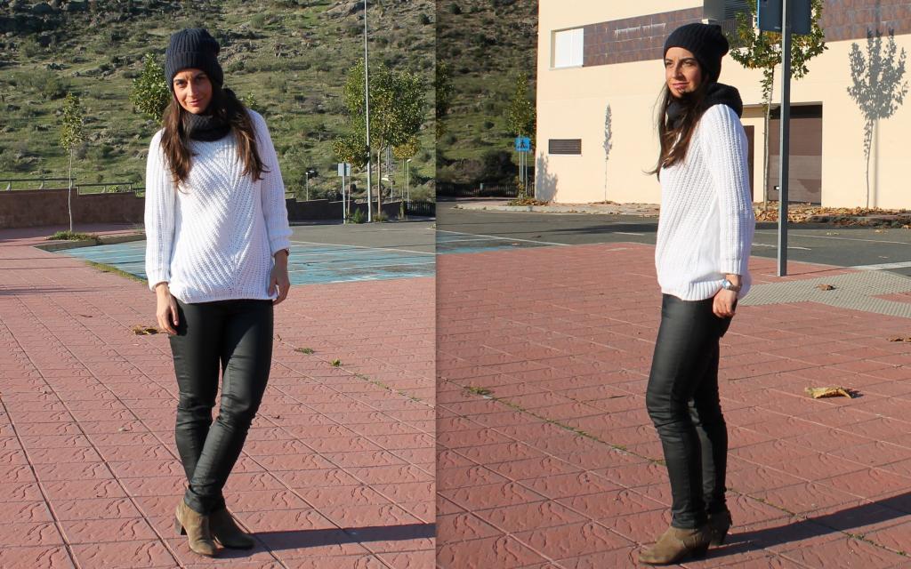 Duets: Navy blue wool hat...