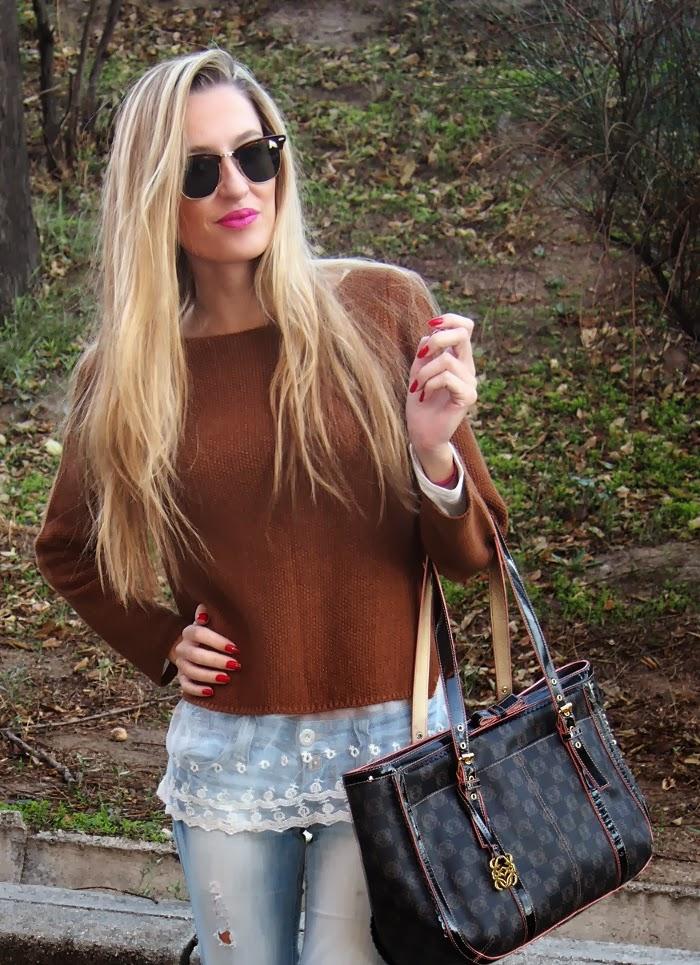 Lace & Wool Sweater