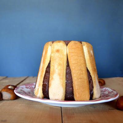 CHARLOTTE DE CASTAÑAS AL CHOCOLATE