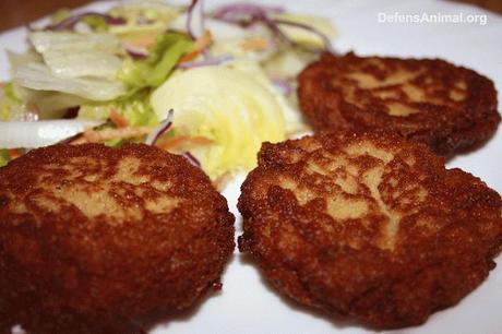 Hamburguesas de lentejas rojas