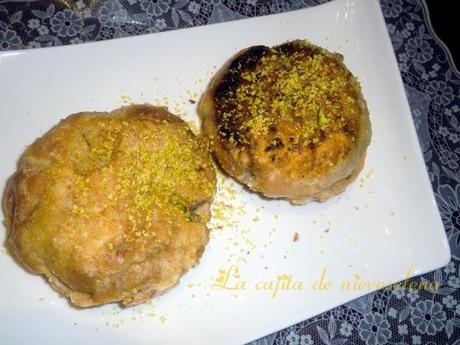Bollos rellenos de carne y jamón