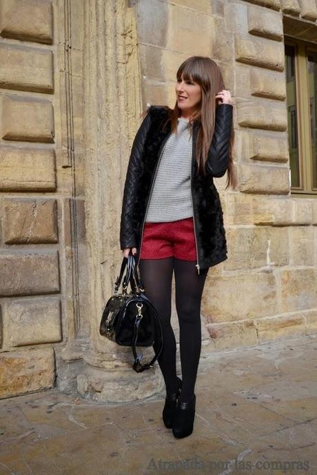 BURGUNDY SHORT