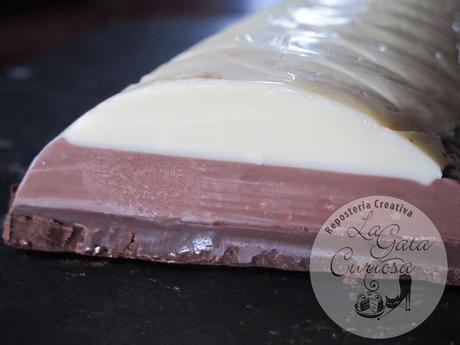 TURRON DE 3 CHOCOLATES TURRON DE 3 CHOCOLATES