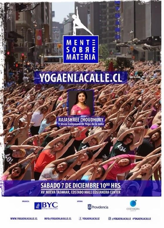 #YOGAENLACALLE: Clase de yoga masiva en la ciudad de Santiago