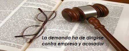 Mobbing: La demanda ha de dirigirse contra empresa y acosador