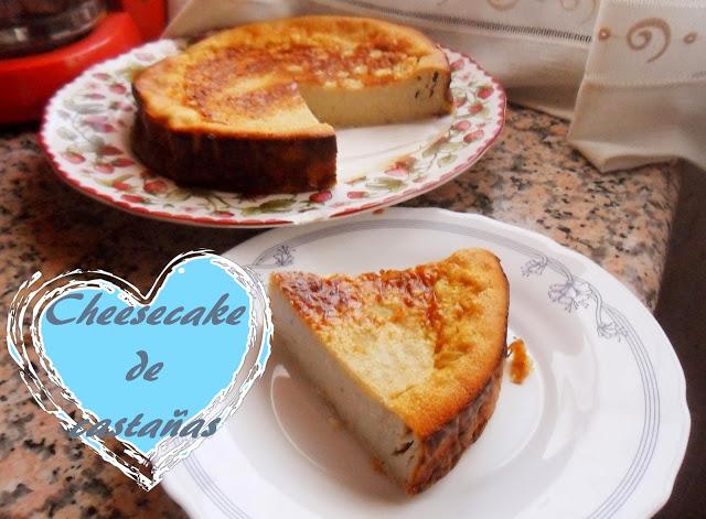 Cheesecake de castañas