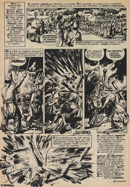 batalla Vuelta Obligado según Descamisado