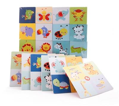 juego de mesa “combinación de animales” para niños a partir de 2 años con animales