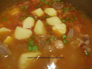 Guiso de Ragoút de Morcillo-Paso a Paso