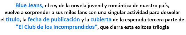 ¡¡ATENCIÓN, FANS DE BLUE JEANS!!