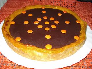 TARTA DE CALABAZA Y CHOCOLATE