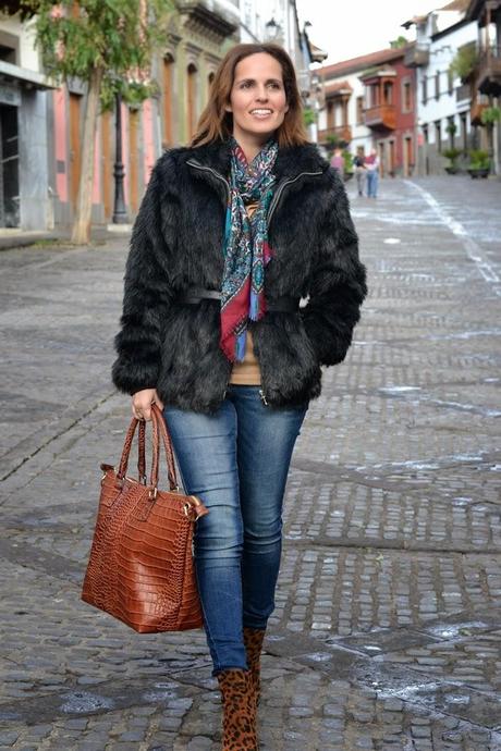 Faux Fur Coat