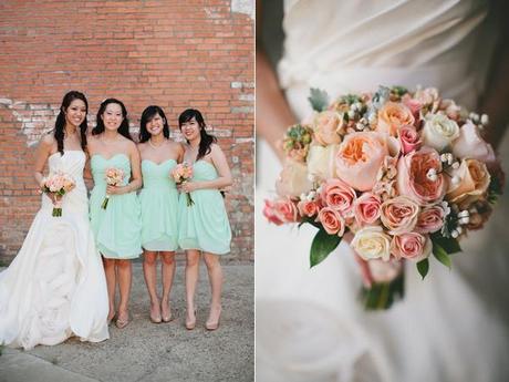 Papiroflexia color mint. Una boda original Papiroflexia color mint. Una boda original