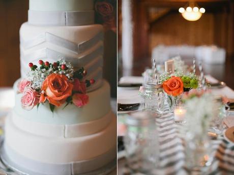 Papiroflexia color mint. Una boda original Papiroflexia color mint. Una boda original