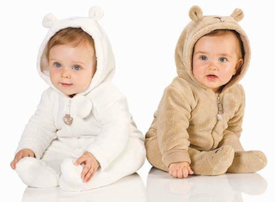 pijamas bebés oso polar